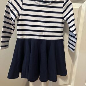 Polo by Ralph Lauren Striped Navy and White Dress
